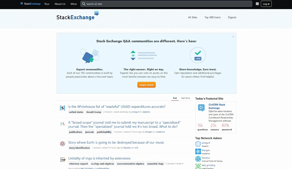 Stack Exchange
