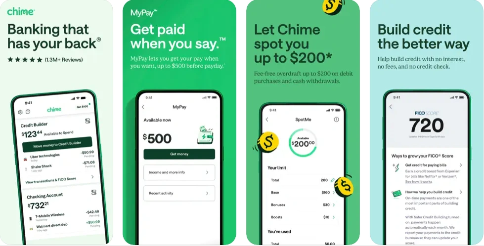 Chime - apps like cleo