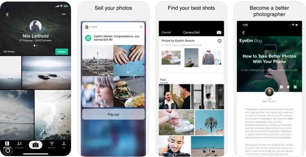 EyeEm - best filter camera app for android
