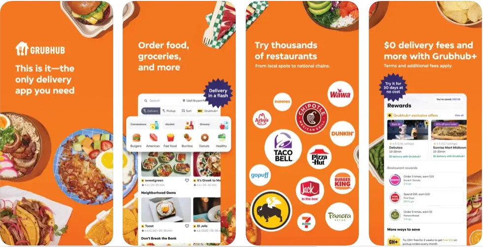 Grubhub: Food Delivery Apps in Canada - itechnolabs