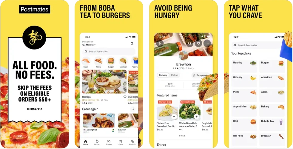 Postmates: Cheapest Food Delivery App - itechnolabs