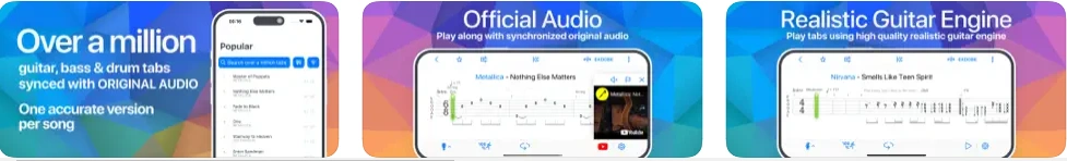 Songsterr - best free app to learn guitar