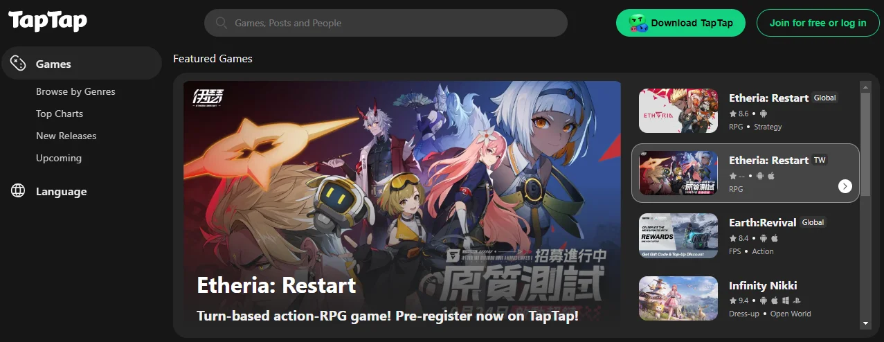 Tap Tap - play store alternative