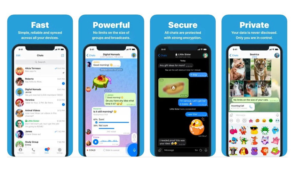 Telegram - apps like Snapchat