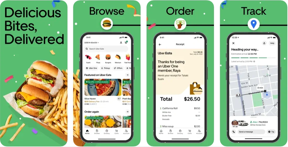Uber Eats: Food Delivery Apps Calgary