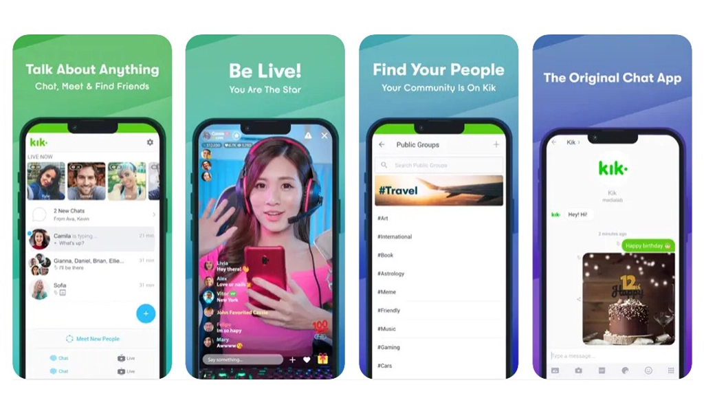 Kik - apps like snapchat