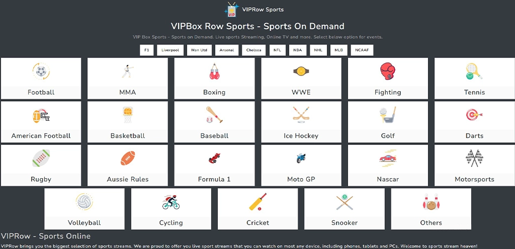 VIPRow Sports