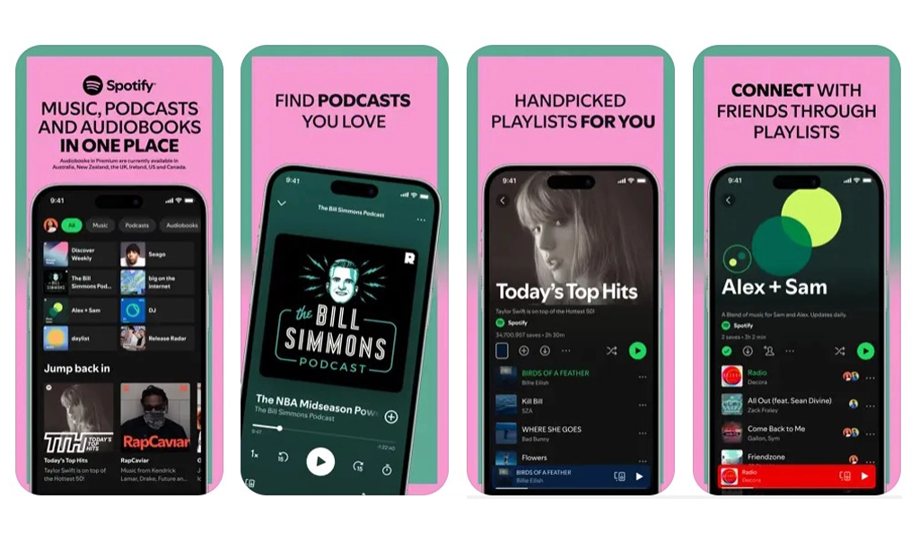 Spotify - smartwatch application