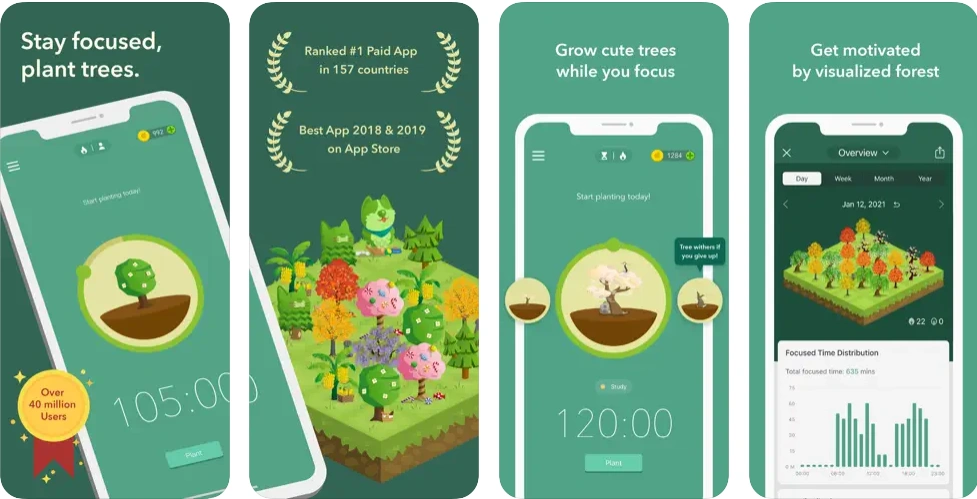 Forest - digital detox app