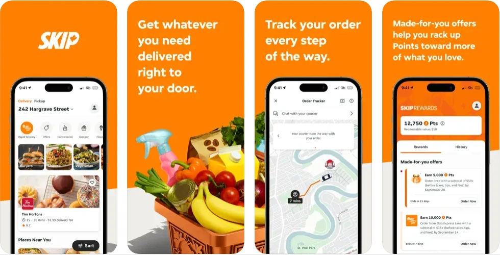 SkipTheDishes: Food Delivery Apps Vancouver