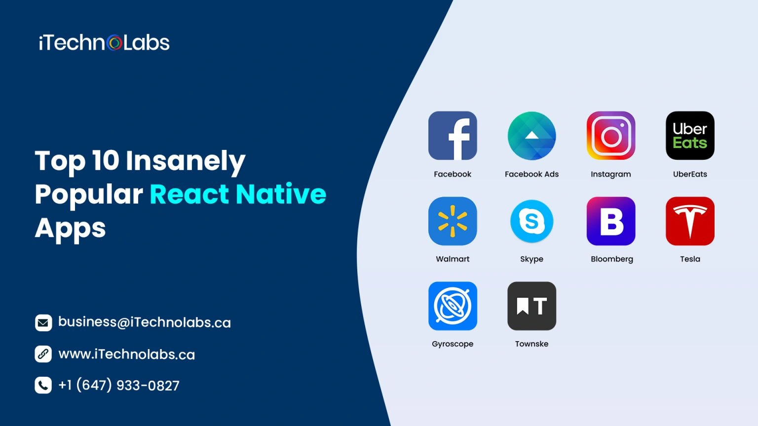 Popular React Native Apps - iTechnolabs